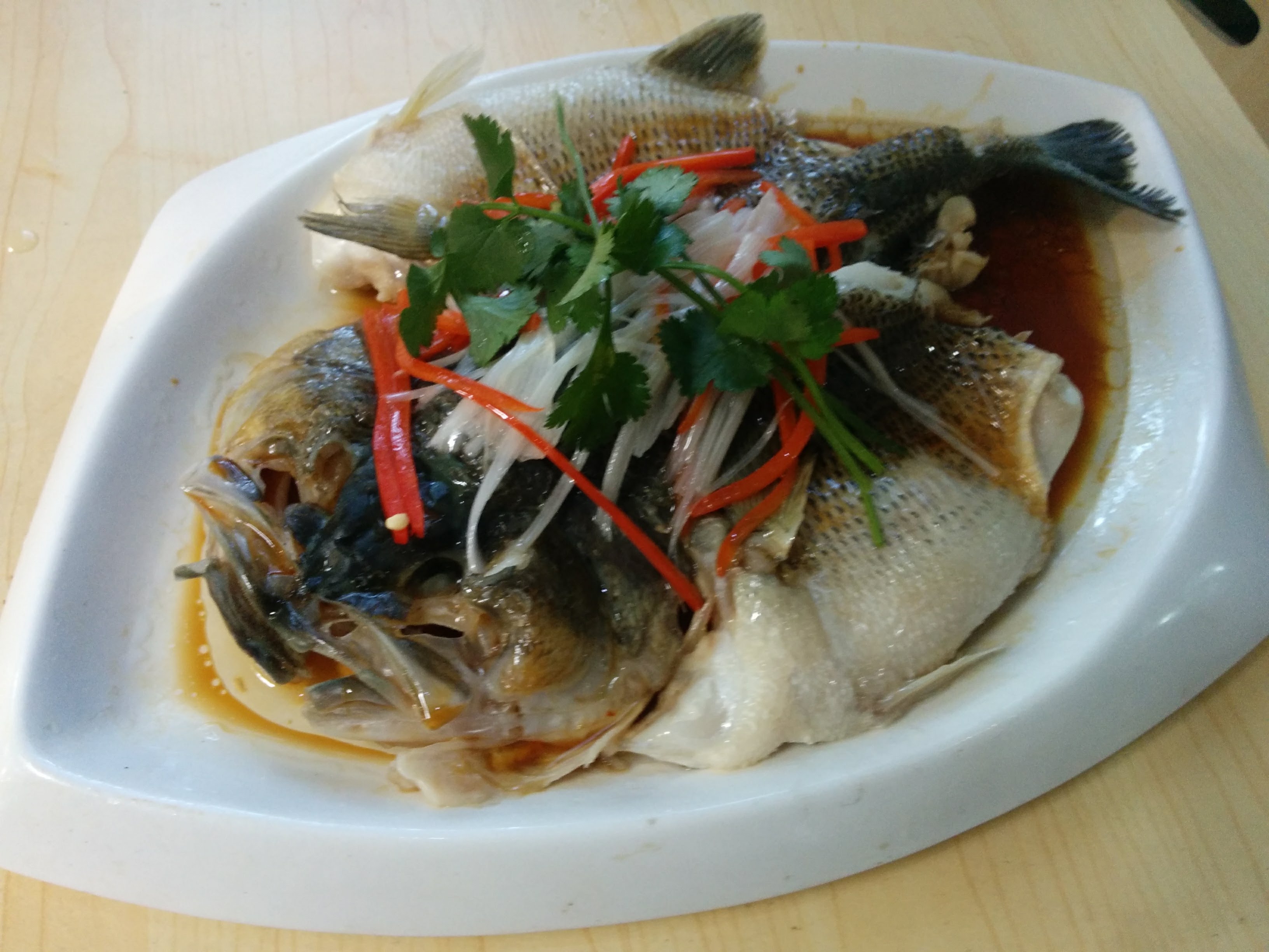 Steamed Sea Bass